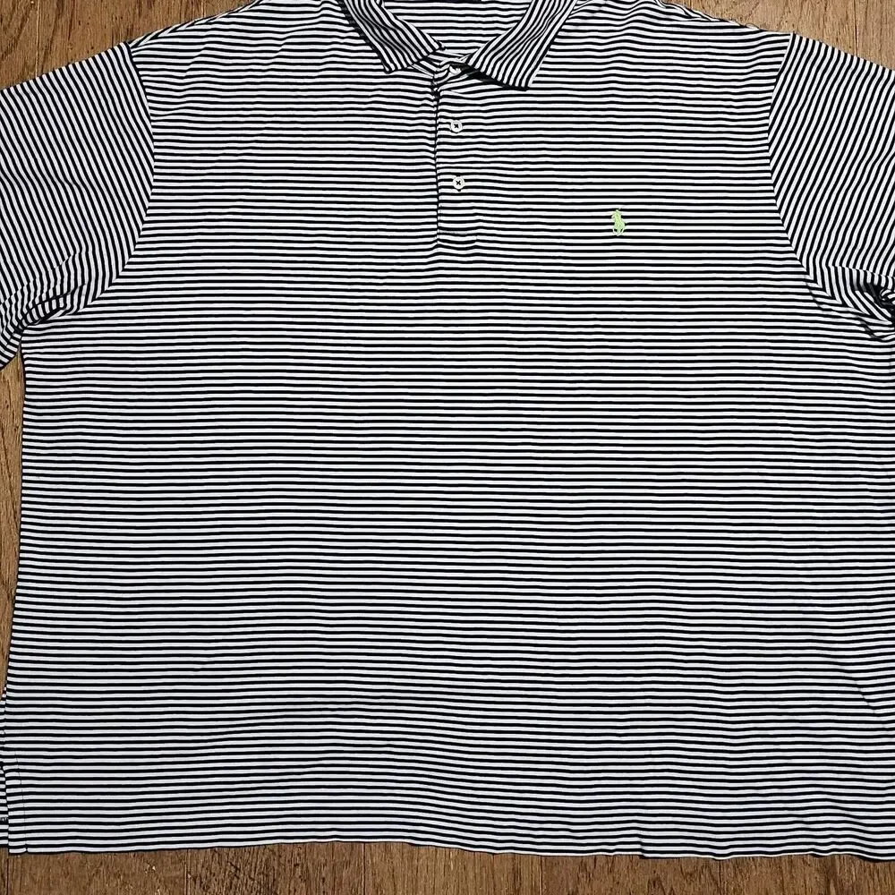 Polo Ralph Lauren Shirt Men 4XB Big Short Sleeve Polo Pima Soft Touch Pony